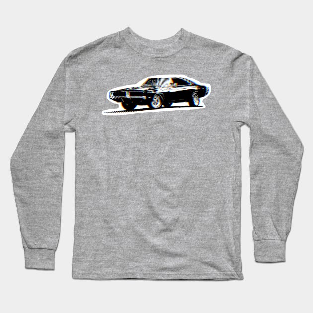 1969 Charger Long Sleeve T-Shirt by NorthOfLongIsland